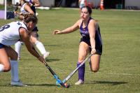 Isla Solon fights for it with Nantucket player.