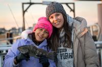 Brie Cortez and here mom are having fun.