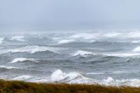 White-caps off State Beach in Edgartown.