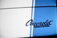 Detail of a Camaro emblem.