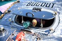 Detail of Charles Giordano's custom VW Bug.