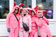The "Jetty Bunnies" strutted their stuff through town.