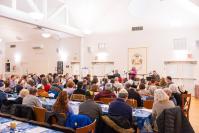 Music and prayer filled the hall on Sunday.