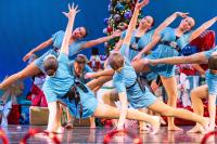 Synchronized and syncopated.